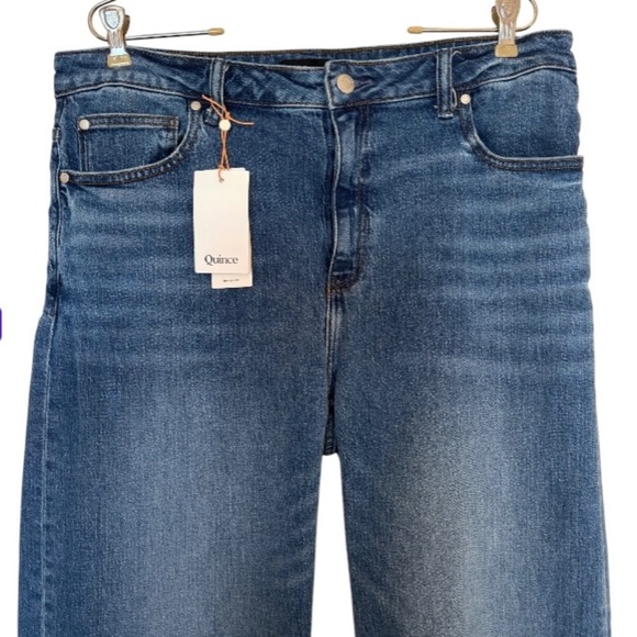 Quince Bella straight relaxed jeans W33 L32 - Picture 1 of 6